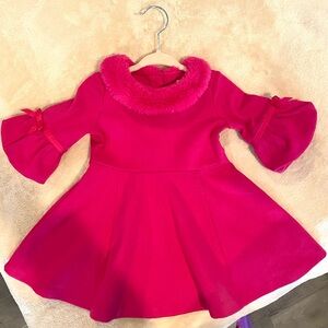 Janie and Jack Vibrant Pink Dress